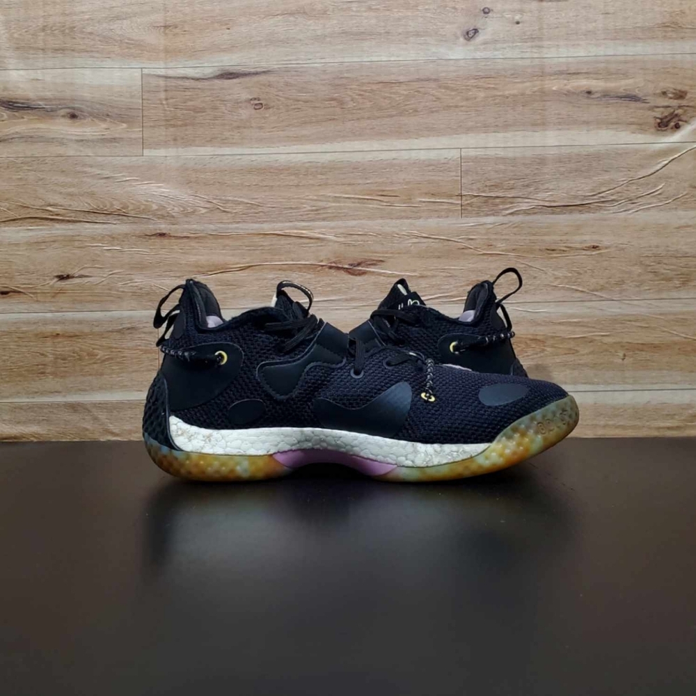 Adidas Harden Vol 6 Black Marbled Shoes Men's Size 7 - Picture 3 of 11